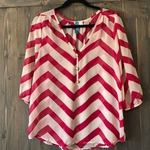 Sheer Striped Shirt